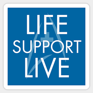 Life Support Live Logo Sticker